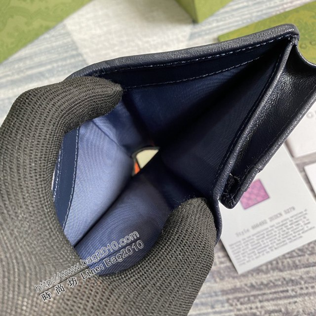 Gucci新款包包 古馳GG marmont小卡包 Gucci帆布零錢包 466492  ydg3283